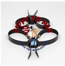 DUAL HANDCUFF BLACK CABLE TIES 